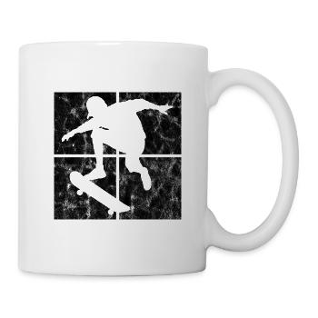 Skateboard Skateboarder Skater Skate Skateing - Mug blanc - blanc - Droite