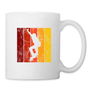 Skateboard Skateboarder Skater Skate Skateing - Mug blanc - blanc - Droite