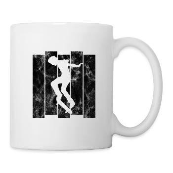 Skateboard Skateboarder Skater Skate Skateing - Mug blanc - blanc - Droite