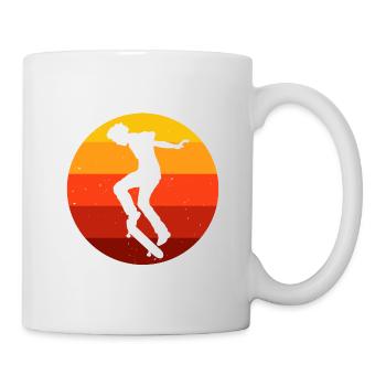 Skateboard Skateboarder Skater Skate Skateing - Mug blanc - blanc - Droite