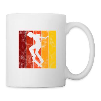 Skateboard Skateboarder Skater Skate Skateing - Mug blanc - blanc - Droite