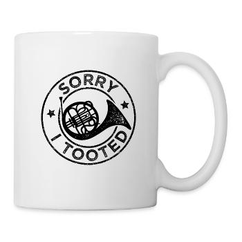 Français orchestre de cors musiciens fanfare - Mug blanc - blanc - Droite