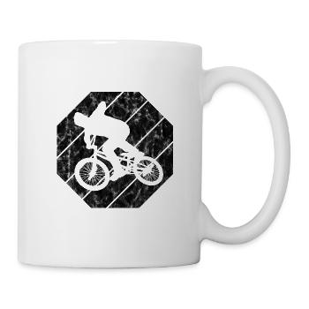 BMX Vélo Vélo Rétro Cadeau Vélo Motocross - Mug blanc - blanc - Droite