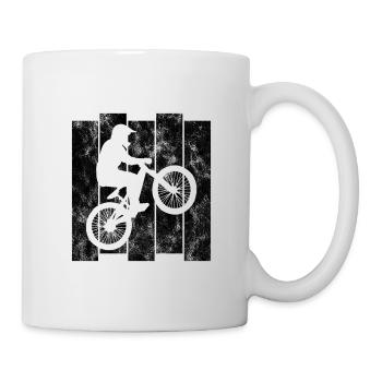 BMX Vélo Vélo Rétro Cadeau Vélo Motocross - Mug blanc - blanc - Droite