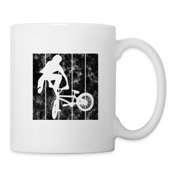 BMX Vélo Vélo Rétro Cadeau Vélo Motocross - Mug blanc - blanc - Droite