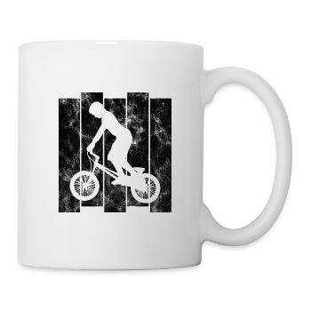 BMX Vélo Vélo Rétro Cadeau Vélo Motocross - Mug blanc - blanc - Droite