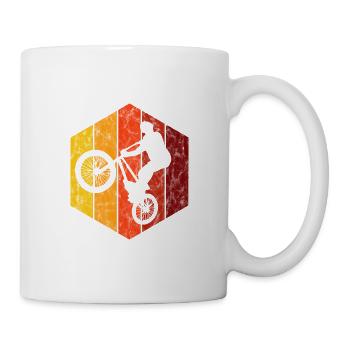 BMX Vélo Vélo Rétro Cadeau Vélo Motocross - Mug blanc - blanc - Droite