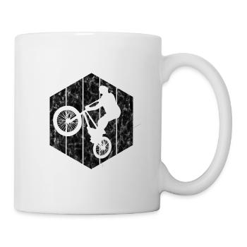 BMX Vélo Vélo Rétro Cadeau Vélo Motocross - Mug blanc - blanc - Droite