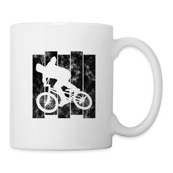 BMX Vélo Vélo Rétro Cadeau Vélo Motocross - Mug blanc - blanc - Droite