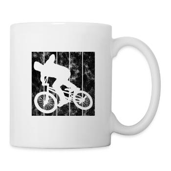 BMX Vélo Vélo Rétro Cadeau Vélo Motocross - Mug blanc - blanc - Droite