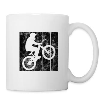 BMX Vélo Vélo Rétro Cadeau Vélo Motocross - Mug blanc - blanc - Droite
