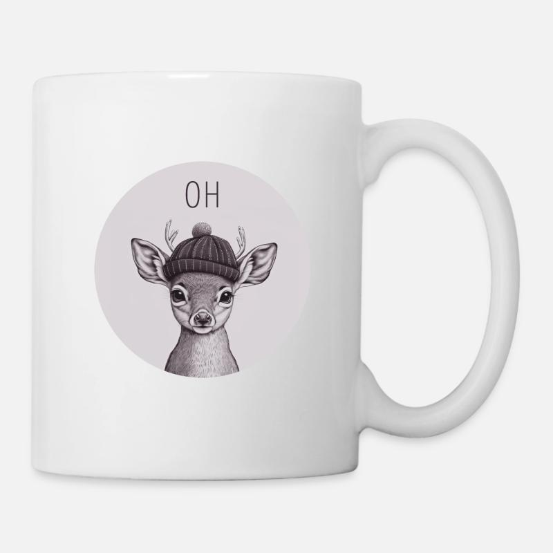 Oh Deer - Mug - white