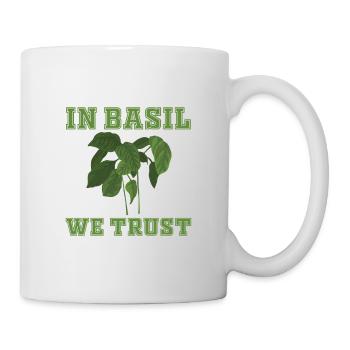 We trust in basil - Mug - white - Right