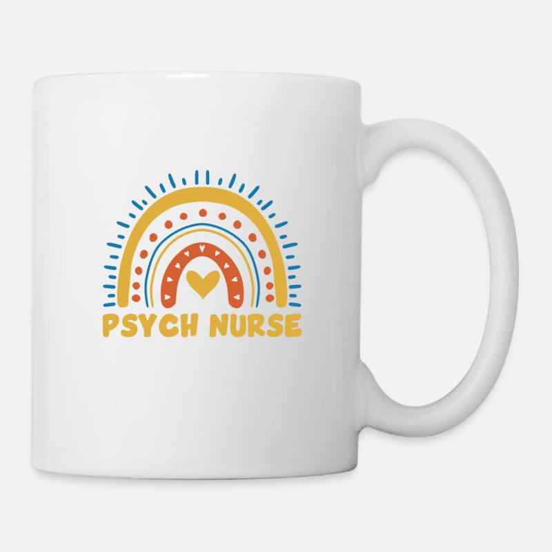 Psychiatrische Krankenschwester - Tasse - Weiß