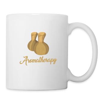 Tolle Aromatherapie Geschenkidee - Tasse - Weiß - Rechts