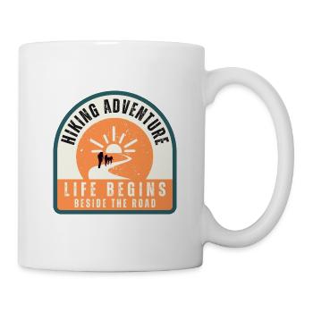 Mountain Sports Hiking Adventure Nature. Funny sayings - Mug - white - Right