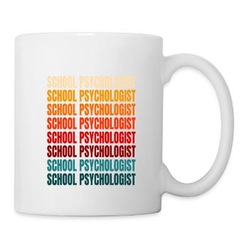 Psychologue scolaire - Mug blanc - blanc - Droite