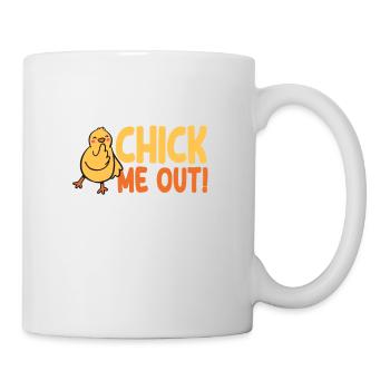 Funny Chick Me Out Word Game - Mug - white - Right