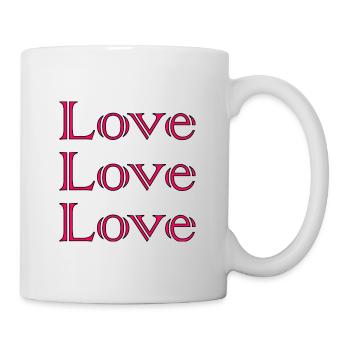 LOVE,JUST MARRIED,VIVE LES MARIES,EVJF,COUPLE - Mug - white - Right