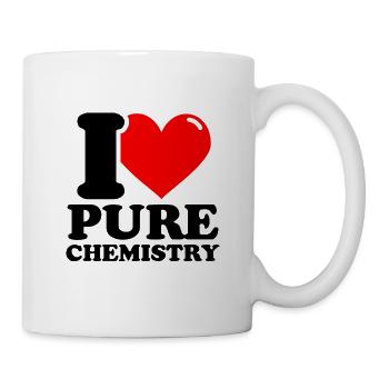 Ich liebe Pure Chemie - Tasse - Weiß - Rechts
