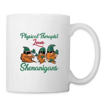 Physiotherapy St. Patrick's Day Gift - Mug - white - Right
