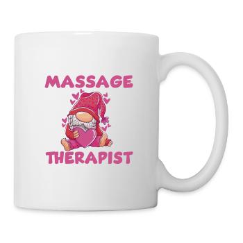 Cute Masseur Therapist Gnome - Mug - white - Right