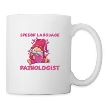 Niedlicher Sprachpathologe Gnom - Tasse - Weiß - Rechts