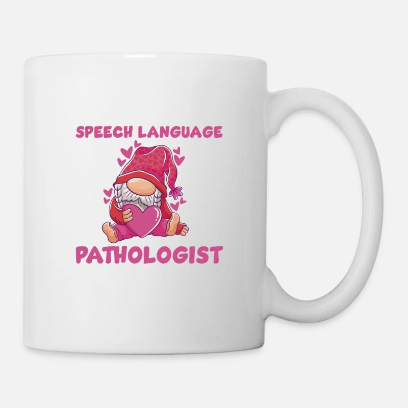 Niedlicher Sprachpathologe Gnom - Tasse - Weiß