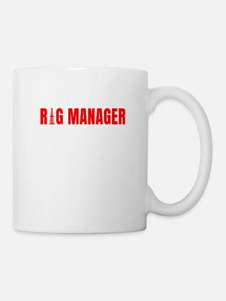 Rig Manager - Tasse - Weiß