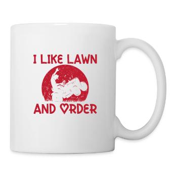 Lawn and tidy lawn mowers - Mug - white - Right