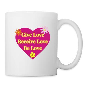 love 3 (Positive Design) - Mug - white - Right