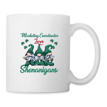 Marketing Coordinator St. Patrick's Day Outfit - Mug - white - Right