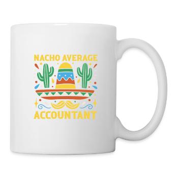 Funny Nacho Average Accountant - Mug - white - Right