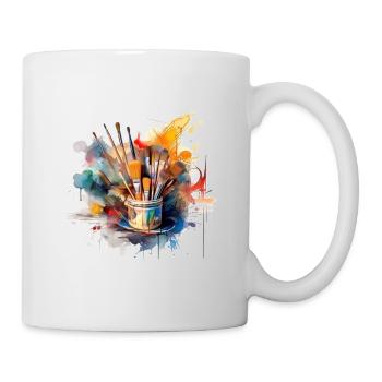 Art and painting - Mug - white - Right