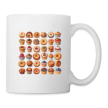 Leckere Muffins - Tasse - Weiß - Rechts