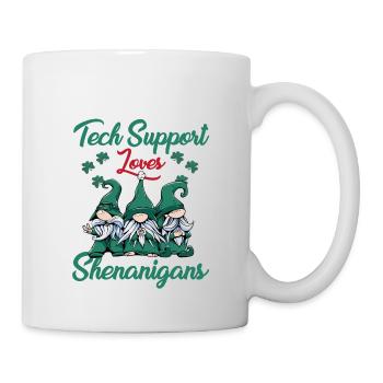 Technischer Support Liebt Spielereien St. - Tasse - Weiß - Rechts