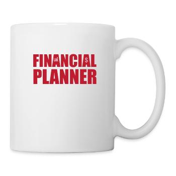 Planificateur financier - Mug blanc - blanc - Droite