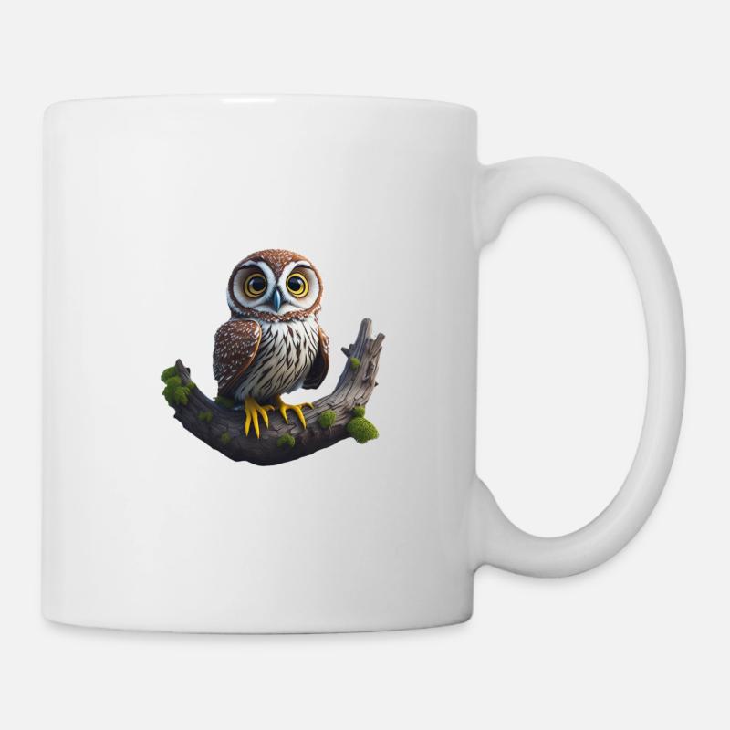 Kleiner Uhu - Tasse - Weiß