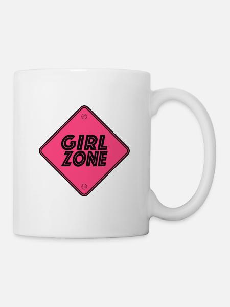 Girl Zone - Tasse - Weiß