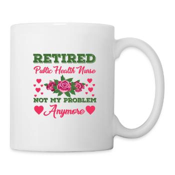Public Service Nurse Retired - Mug - white - Right
