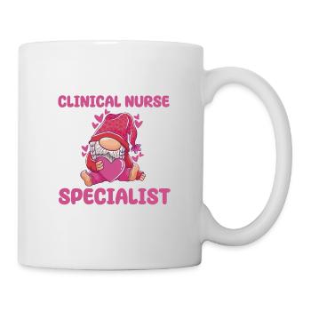 Niedliche Klinische Krankenschwester - Tasse - Weiß - Rechts