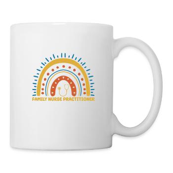 Family Nurse Rainbow - Mug - white - Right