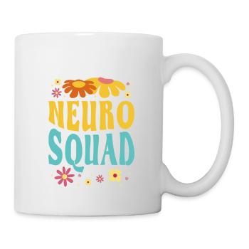 Neuro Squad Neuroscience Flower Outfit - Mug - white - Right