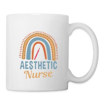 Infirmière esthétique Rainbow - Mug blanc - blanc - Droite