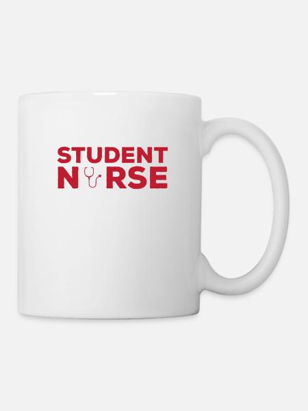 Abschluss Der Student Nurse Apparel Nursing School - Kop/krus - hvid
