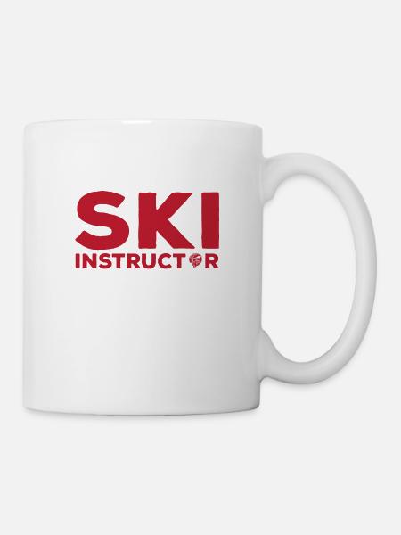 Skilehrer - Tasse - Weiß