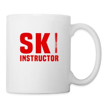 Skilehrer - Tasse - Weiß - Rechts