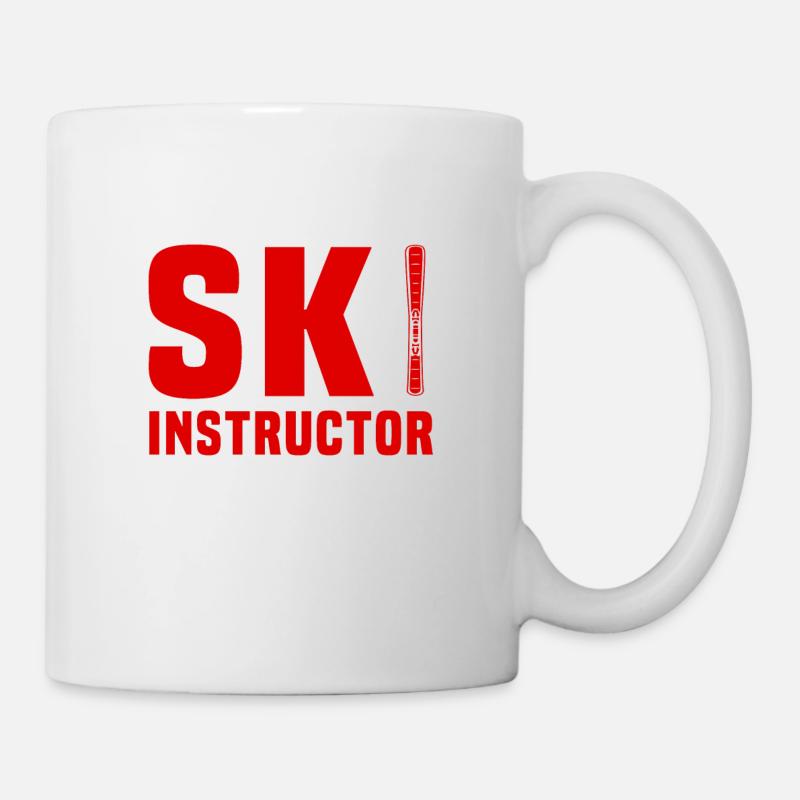 Skilehrer - Tasse - Weiß
