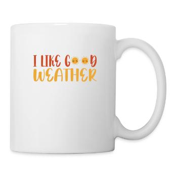 I like good weather - Mug - white - Right