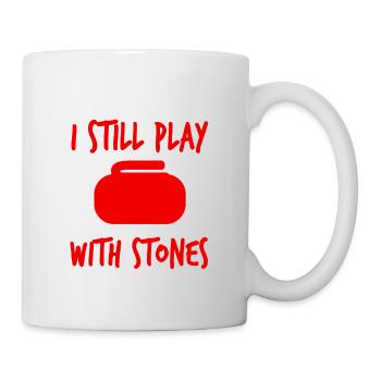 Lustiger Curling Spruch Curler - Tasse - Weiß - Rechts
